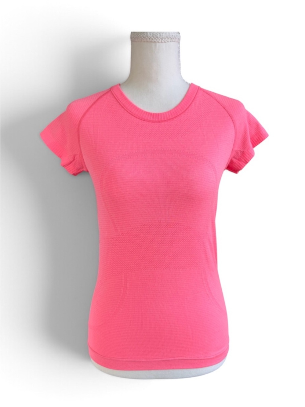 lululemon athletica Swiftly Tech Short-Sleeve Tee, Hip length, Neon coral
